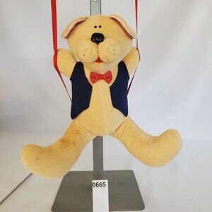 Dakin Plush Scooter Under Rainbow Bear 49-0027 Hanging Flying Fantasies 1980's